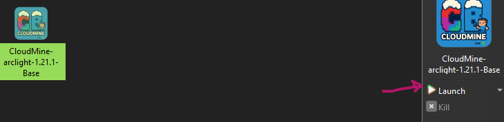 Launch Button